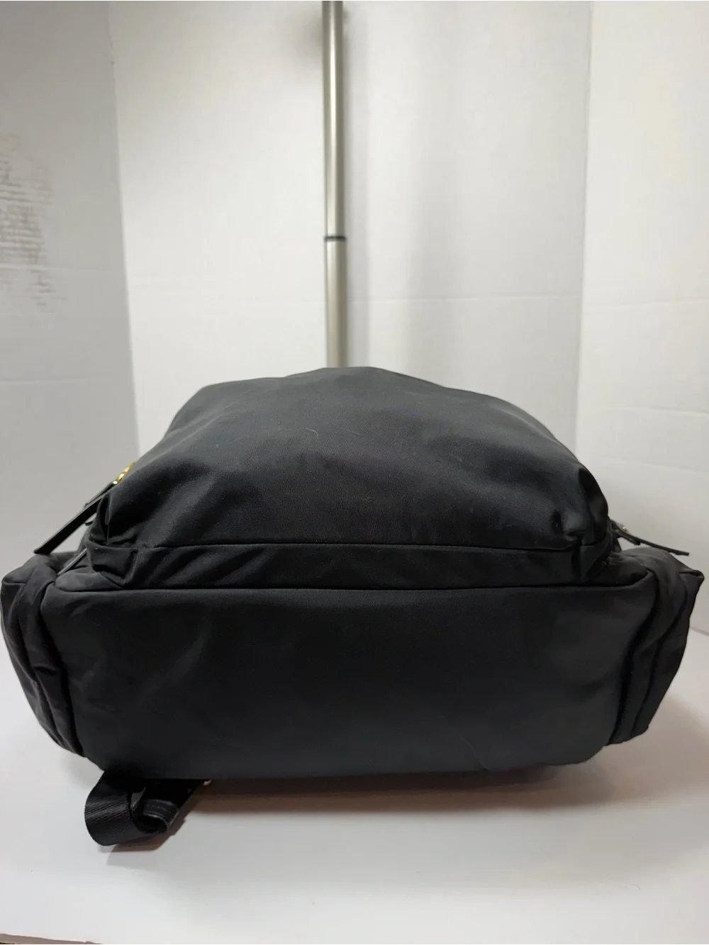 Tumi Black Nylon Backpack with Gold-Tone Hardware used